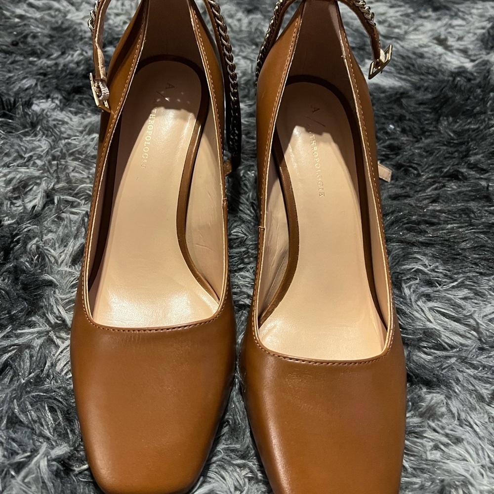 Anthropologie Brown Leather 👠